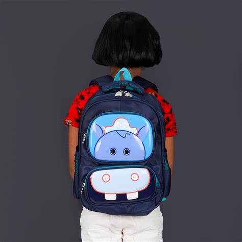 Clownfish Little Champ Polyester 13.6L Kids Backpack for Ages 3-5 (Navy ...