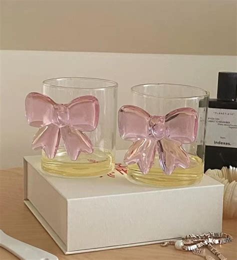 Miniso 3D Pink Bow Transparent Glass Cup – Miniso Srinagar