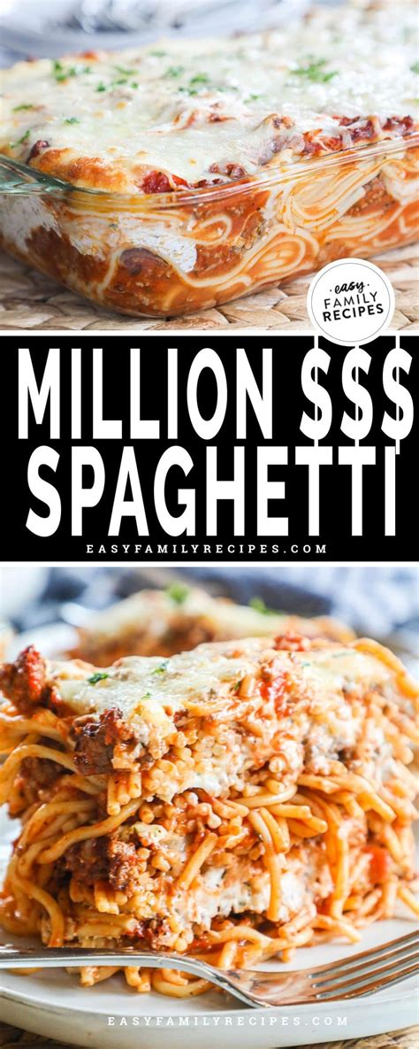 Million dollar baked spaghetti · easy family recipes – Artofit