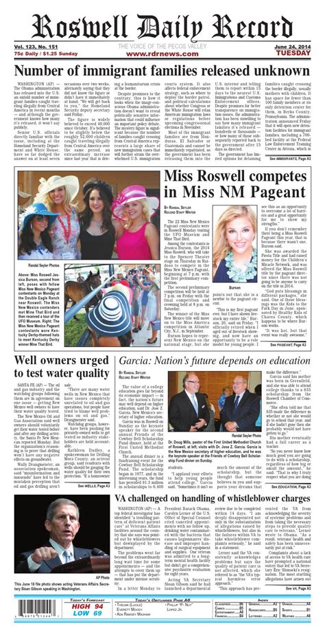 06 24 14 Roswell Daily Record by Roswell Daily Record - Issuu