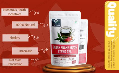 Essence of Life Sabah Snake Grass Stevia Tea Bag | 100% Natural ...