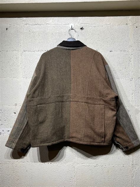 Harris Tweed Warden Jacket wd4 サイズ2 BROWN | yoused