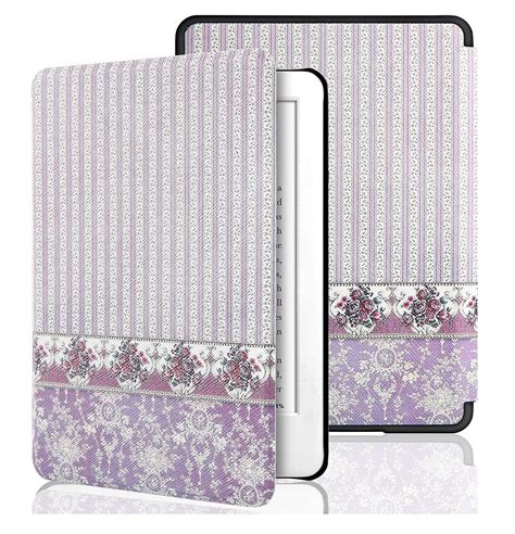 SwooK Classic Printed Magnetic Flip Cover Case for 6.8" Kindle ...