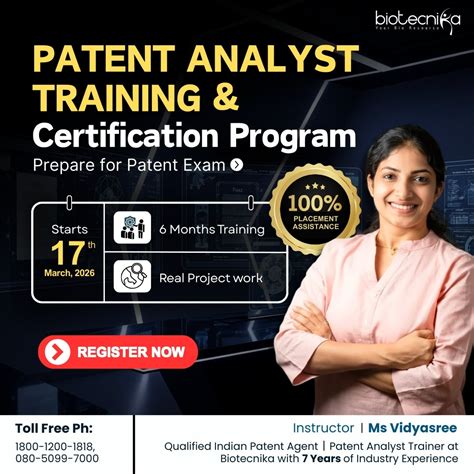 Patent Analyst Training & Certification Program - 6 Months Training ...