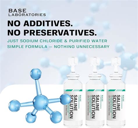 BASELABORATORIES BASE LABORATORIES 3% Saline Solution for Nebulizer ...