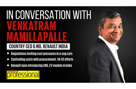 In Conversation with Renault India's Venkatram Mamillapalle | Autocar ...