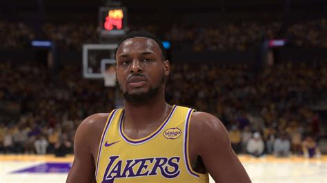 Bronny James Jr. NBA 2K26 Rating (Current Los Angeles Lakers)