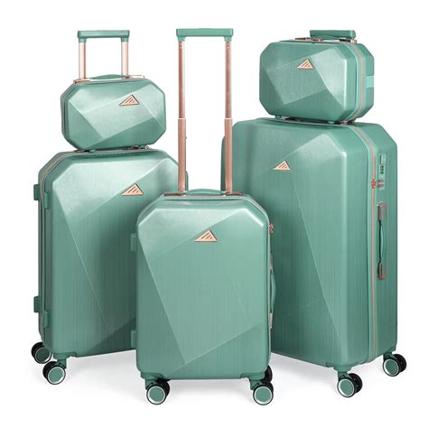 Buy DAMEING Luggage Set, Green, Mint Green at Amazon.in