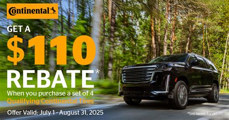 National Tire Rebates | Roll into Savings