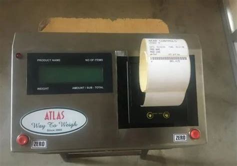 LABEL WITH WEIGHT - LABEL PRINTING INDICATOR Manufacturer from Chennai