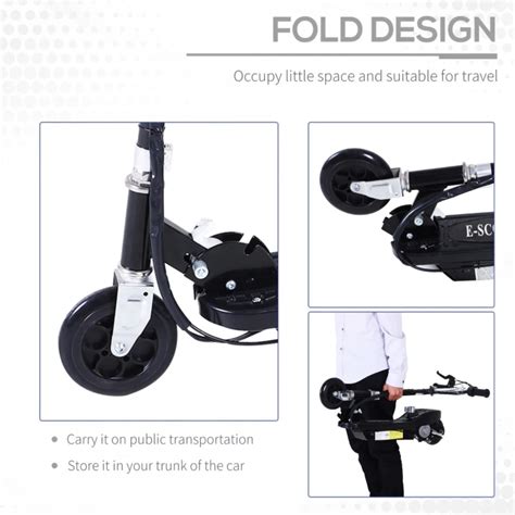 HOMCOM | Foldable Electric 12V Ride On Scooter | Electric Scooters ...