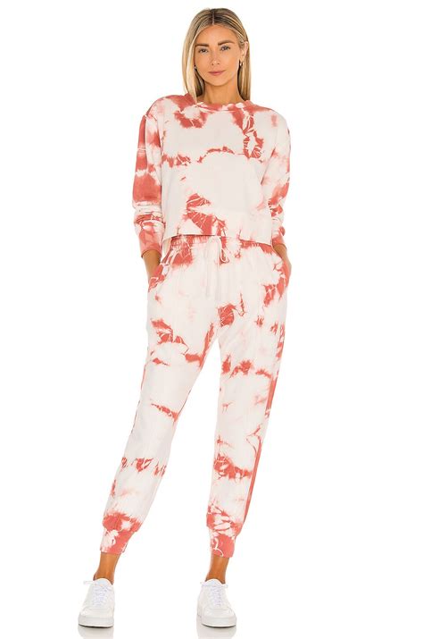 JONATHAN SIMKHAI STANDARD Niya Track Pant in Brown Tie Dye | REVOLVE