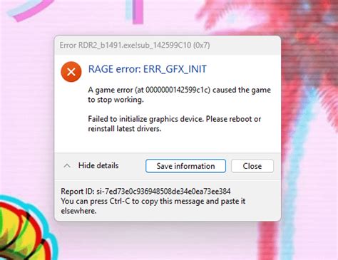 Image result for Game Error Graphics Init LOL
