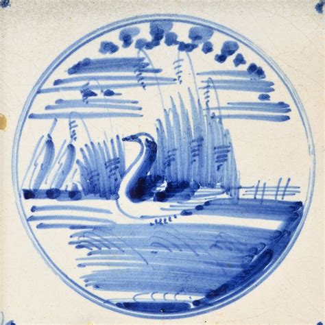 Antique Dutch Delft Tile, 1700s for sale at Pamono