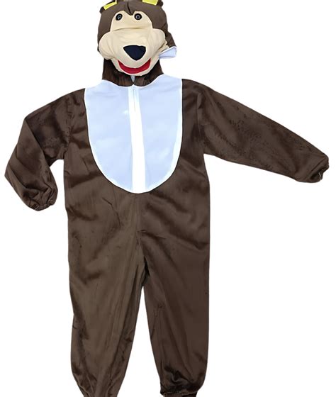 Masha and The Bear Boy's The Bear Costume Animal Costume for Kids ...