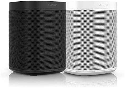 Sonos One (Gen 2) Two Room Set Speaker (2-Pack Black/White) Price: Buy ...