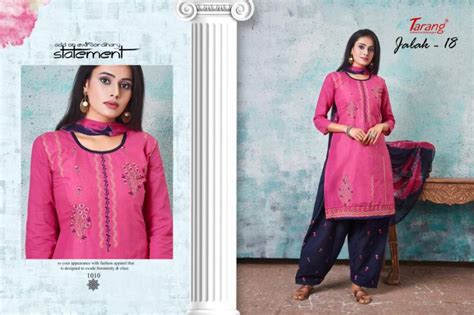 Tarang Jalak 18 Semi Lawn Cotton Designer Dress Material