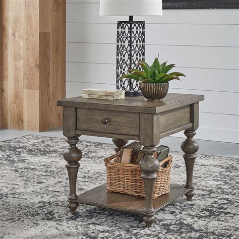 Farmhouse Accent Table With Drawers at Sandra Moody blog