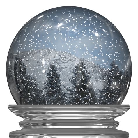 Winter Christmas Snow Globe Free Stock Photo - Public Domain Pictures