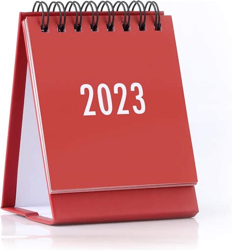 SAVITA Mini Desk Calendar, Aug 2022 to Dec 2023 Small Desktop Calendar ...