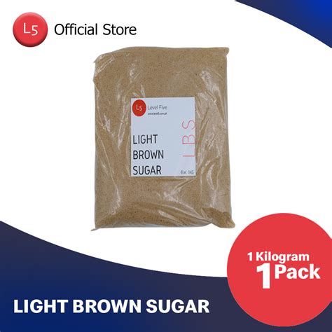 Light Brown Sugar 1kg - Level Five
