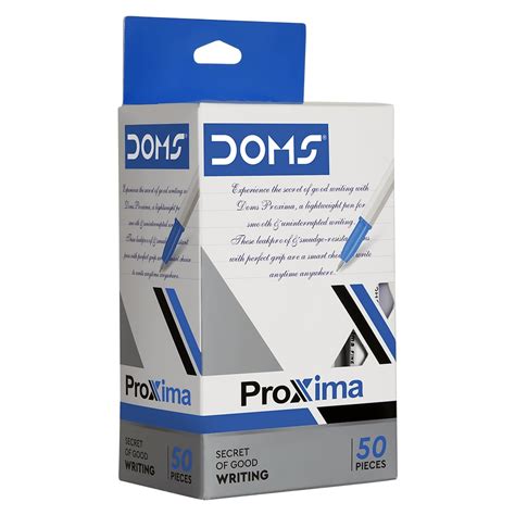 DOMS Proxima Ball Pen | Fine Tip Ball Pen | Smooth Writing with ...