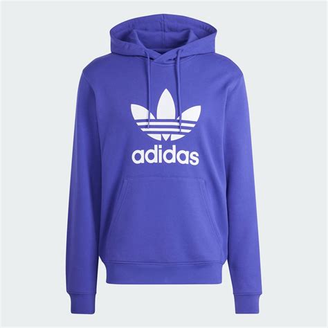 Clothing - Adicolor Classics Trefoil Hoodie - Purple | adidas Kuwait