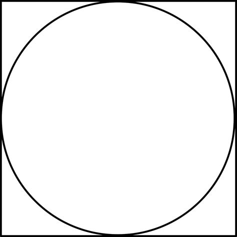 Square Circumscribed About A Circle | ClipArt ETC