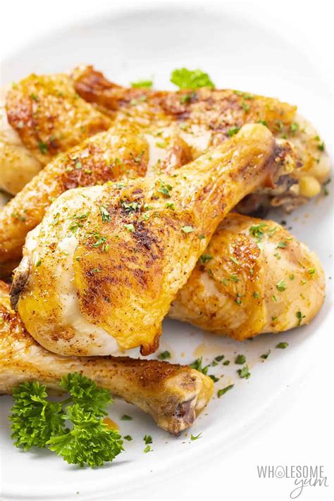 Baked Chicken Legs (Crispy & Easy!) - Wholesome Yum