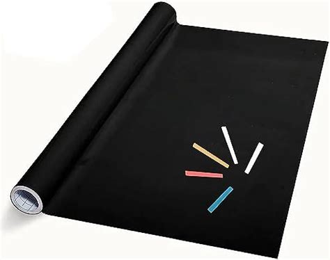 Levin 45 x 200 cm Chalkboard Wallpaper Stick and Peel: DIY Your Own ...