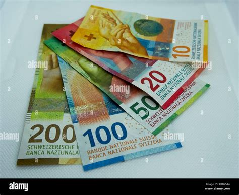 Swiss money and currency of switzerland. Swiss francs. Money in Switzerland Stock Photo - Alamy