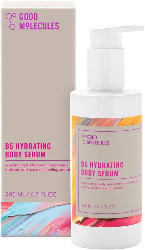 Amazon.com: Good Molecules B5 Hydrating Body Serum - Vitamin B5 Ultra Hydrating Serum with Beta ...