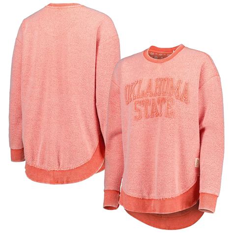 Women's Pressbox Orange Oklahoma State Cowboys Ponchoville Pullover ...