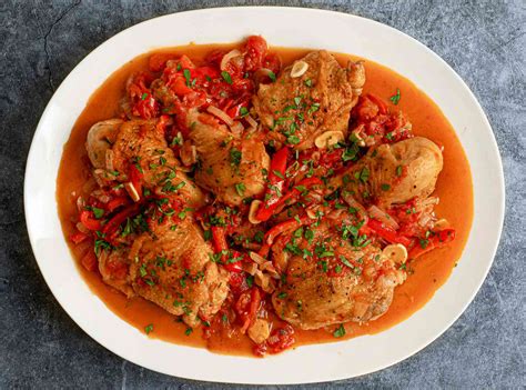 Simple Chicken Cacciatore Recipe Chicken Cacciatore With Red Peppers,
