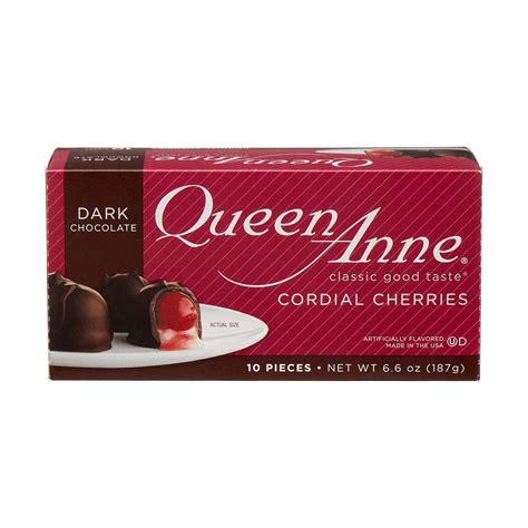 Queen Anne Dark Chocolate Cordial Cherries, 6.6 oz. | Chocolate milk ...