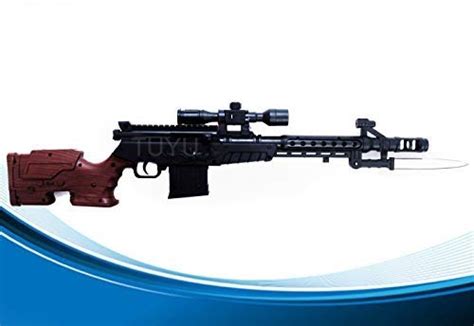 TUYU Assault Rifle Cross Fire Sniper Bb Bullet Toy Gun with Laser (31 ...