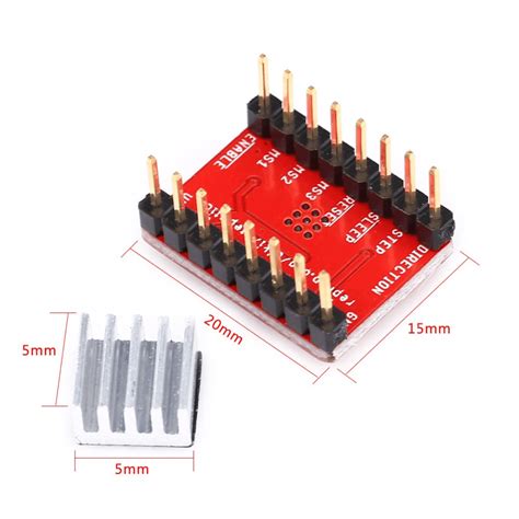 A4988 Stepper Motor Driver Module with Heat Sink – Robocraze
