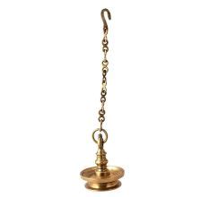 Brass Hanging Diya for Pooja Room - IndianShelf