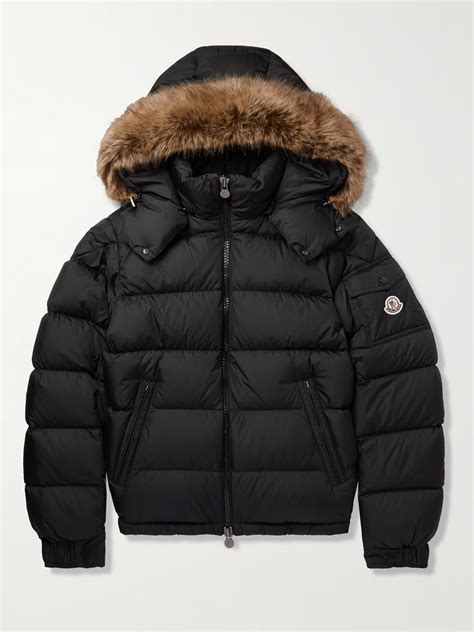 MONCLER Moncler Maya Faux Fur-Trimmed Quilted Shell Down Jacket for Men ...