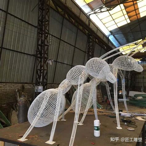 不锈钢编织蚂蚁雕塑 镂空铁艺编织动物造型雕塑 - 知乎