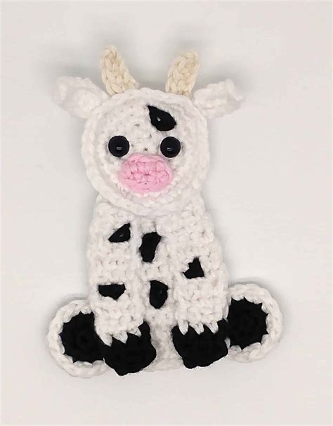 Cow Applique Crochet Pattern- Natalina Craft