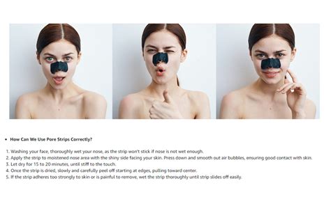 ETSAP Blackhead Pore Strips (PACK OF 10) Nose Strips for Black Head ...