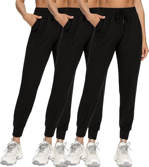 Amazon.com: FULLSOFT 3 Pack Sweatpants for Women-Womens Joggers with ...