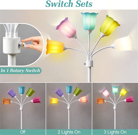 GyroVu Medusa LED Floor Lamp, Multi Head Modern Tall Australia | Ubuy