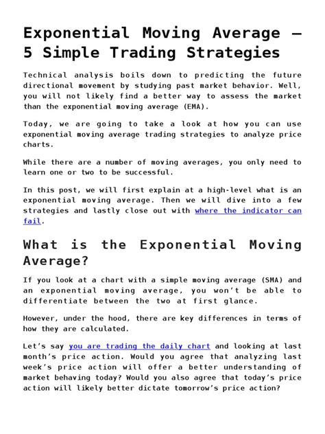 Image result for Using EMA Strategy