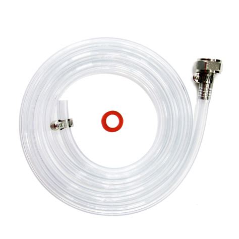 Draft Beer Line with Hexnux - Vinyl Hose ID 3/16 inch OD 5/16 inch ...