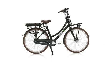 Vogue Elite Elektrische Transportfiets 28 inch 57cm Matt Black 3v - FietsenMagazijn