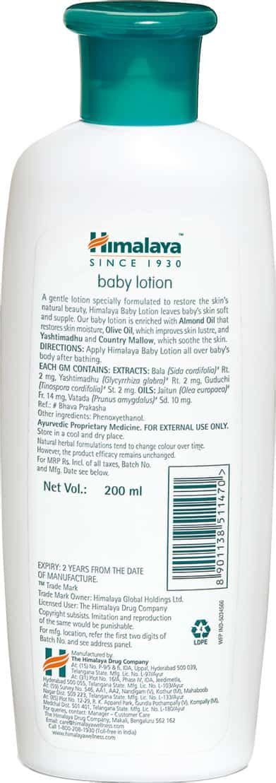 Buy HIMALAYA BABY LOTION BOTTLE OF 200 ML Online & Get Upto 60% OFF at ...