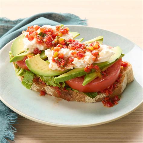 Open-Face Tomato & Burrata Sandwich