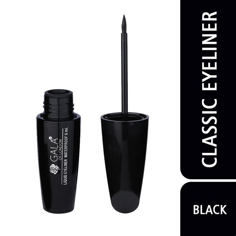 Gala of London Waterproof Liquid Eyeliner (Classic Eyeliner) - Black 9